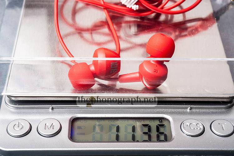JBL C100SI - Weight