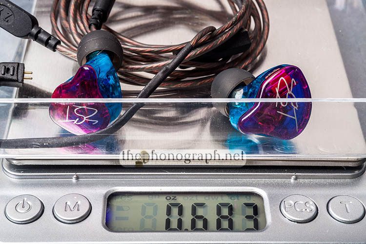 KZ ZST PRO - KZ ZST COLORFUL - Weight