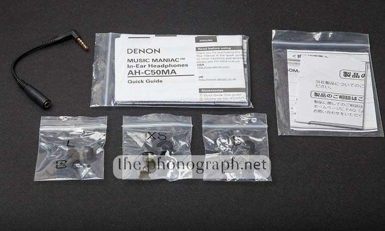 DENON AH-C50MA - Accessories