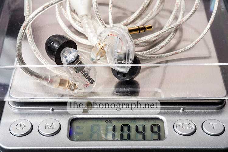 SHURE SE215 - Weight in ounces