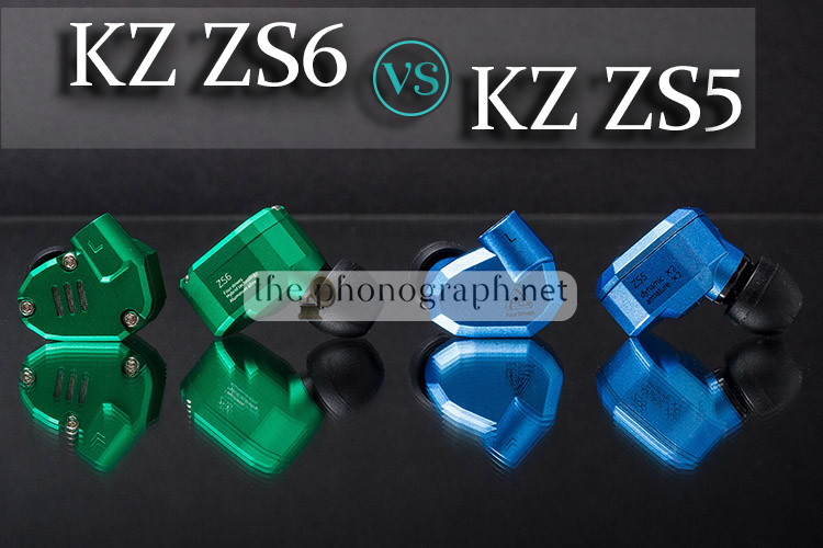 KZ ZS6 vs KZ ZS5 - Comparison
