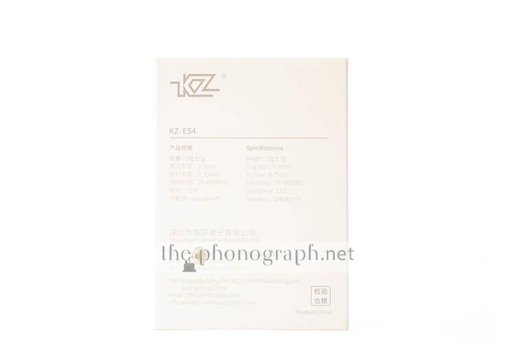 KZ ES4 Packaging