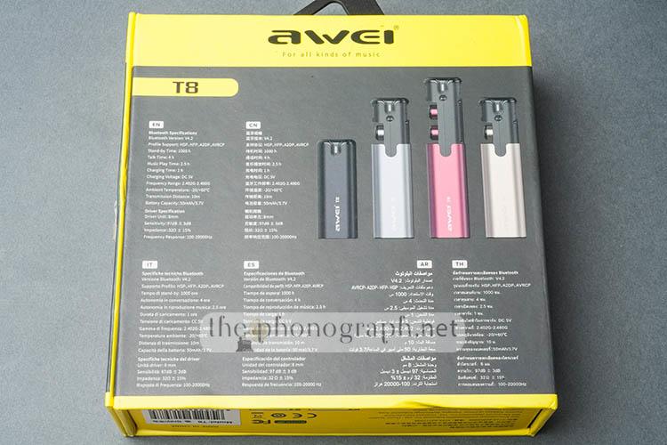 AWEI T8 True Wireless Earbuds Unboxing
