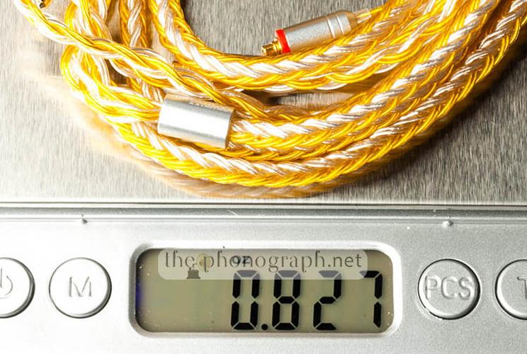 HiFiHear 16-Core Silver-Plated Balanced Cable - Weight