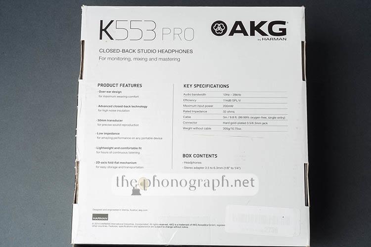 AKG K553 PRO unboxing