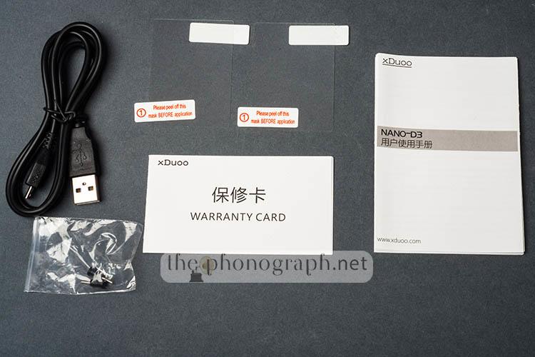 xDuoo NANO D3 accessories