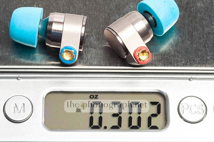 Tin Audio T2 PRO weight with cable - in ounces