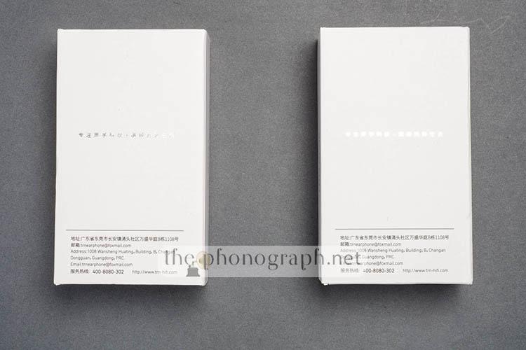 TRN IM1 and TRN BT20 packaging