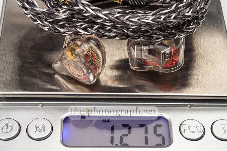 BGVP DM6 weight with cable