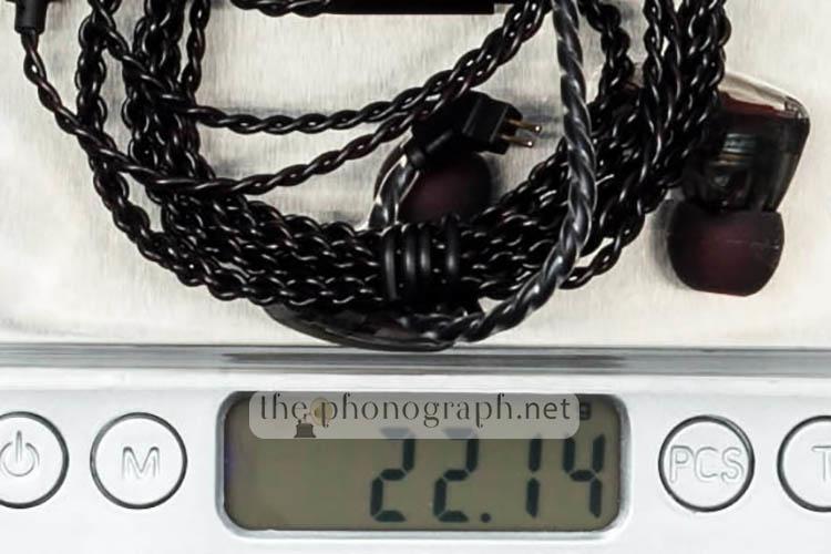 TRN V30 weight with cable
