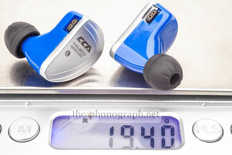 CCA C16 weight in grams