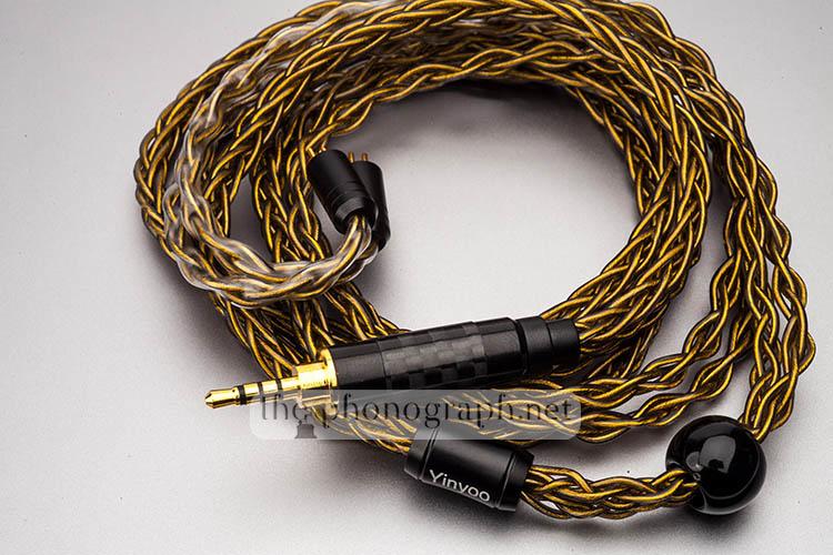 Yinyoo 8 Core Pure Copper Silver Plated Balanced Cable
