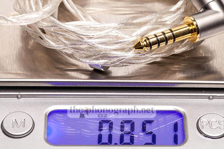 FiiO LC-2.5D/3.5D/4.4D weight in ounces