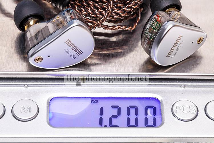 TRIPOWIN TP10 weight with cable