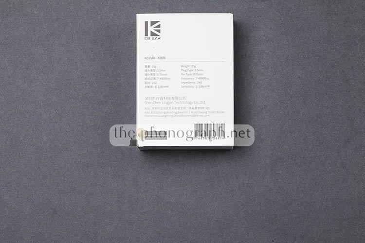 KB EAR KB06 packaging