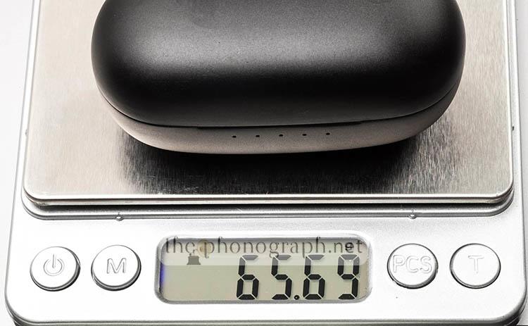 Yinyoo QT70 TWS weight