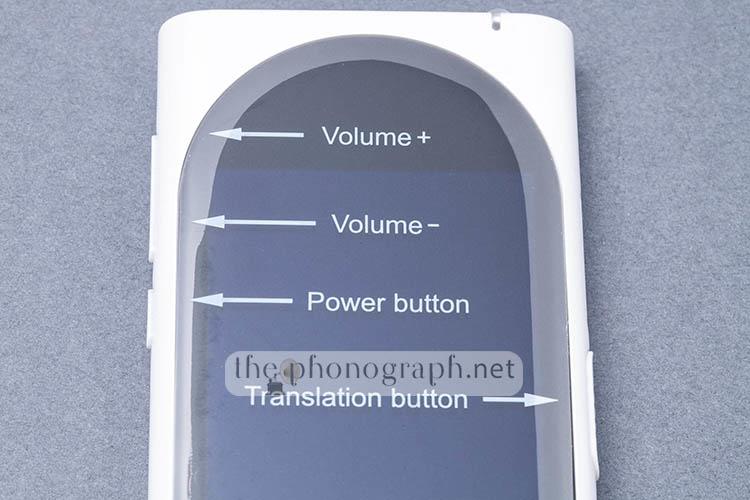Langogo Genesis buttons