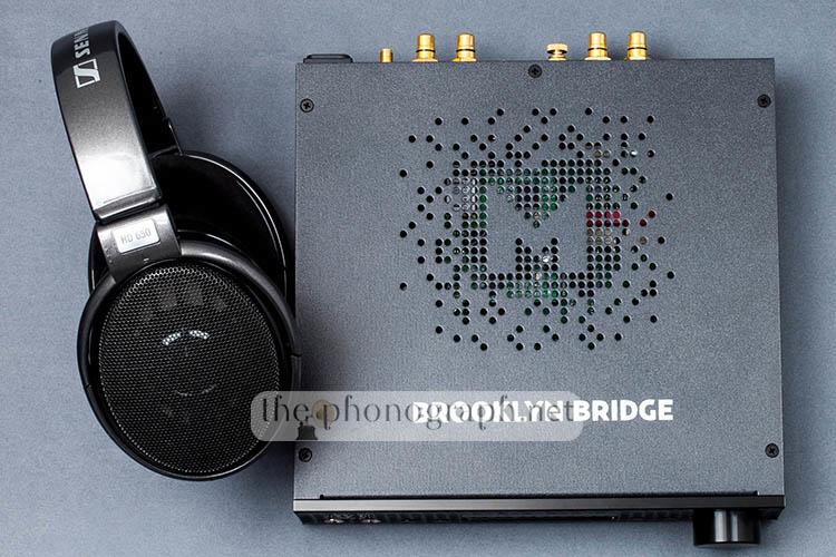 Mytek Brooklyn Bridge with Sennheiser headphone