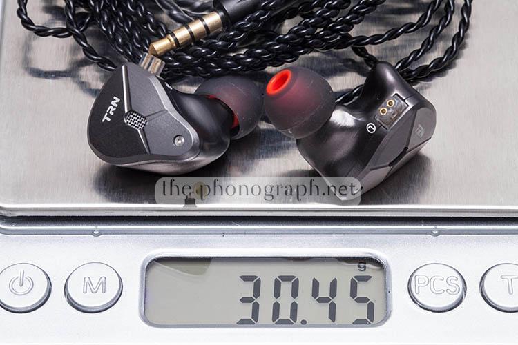 TRN BA5 weight with cable