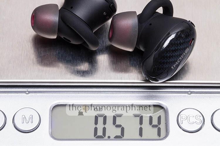1MORE True Wireless ANC In-Ear Headphones weight in ounces