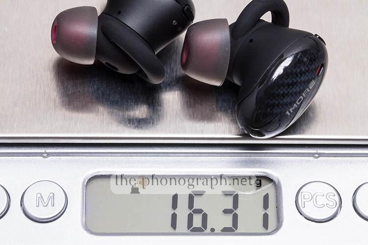 1MORE True Wireless ANC In-Ear Headphones weight