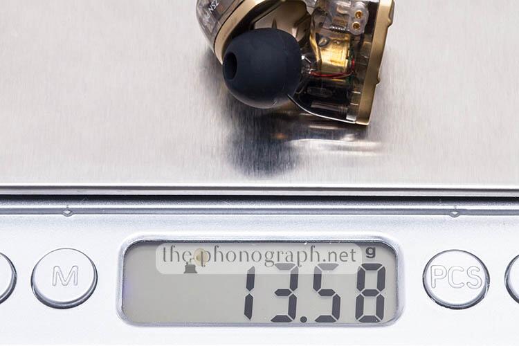 KZ ZSN PRO X weight in grams