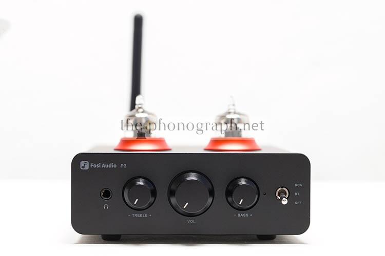 Fosi Audio P3 Tube Preamp with Bluetooth 5.1 Bass & Treble