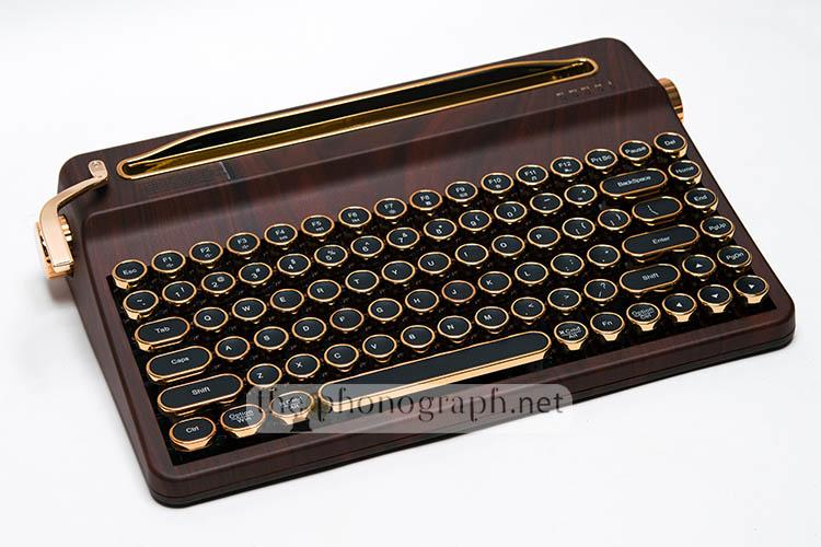 YUNZII QL75 Vintage Retro Typewriter Mechanical Keyboard
